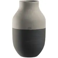 Kähler Omaggio Circulare Vase H31 cm Antracitgrå