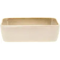 Bitz fad rektangulært 14x19 cm Cream white
