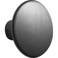 Muuto The Dots tøjknage metal 5 cm Sort