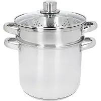 Kitchencraft Pasta With Steamer Insert Italian Gryde