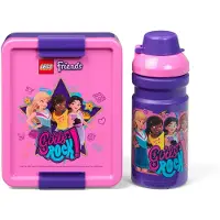 LEGO Madkasse/Drikkedunk - Friends - Lilla/Rosa - - OneSize - Madkasse