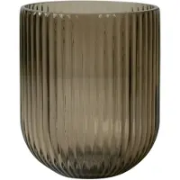 DBKD Simple Stripe glasvase brown Small
