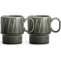 Sagaform Coffee & More kaffekrus 2-pak Grå