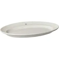 ERNST serveringsfad ovalt 18x30 cm Vanilje
