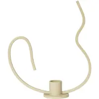 Ferm Living Valse lysestage low Cashmere