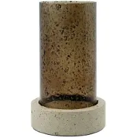 House Doctor Rivo lysestage 21,5 cm Brun