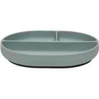 OYOY Enkei suction børnetallerken Dusty Blue