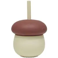 OYOY Mushroom kop Offwhite-red