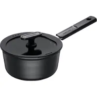 Fiskars FS.KASSEROLLE 1,8 L MED NON-STICK BELÆGNING OG LÅG MED HÅRD OVERFLADE