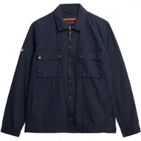 Superdry Superdrytil mænd. M4010930A Essentials jakke marineblå (M), Casual, Bomuld