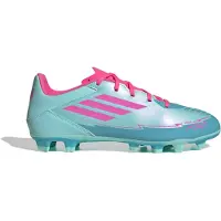 Adidas Herre F50 Club Messi FG/MG Faste/Multi Jord Fodboldstøvler Flash Aqua/Lucid Pink/Lucid Cyan