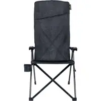 Uquip - Campingborde og campingstole - Justy XL Seat til Unisex - Sort