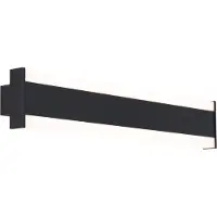 QAZQA Moderne væglampe sort CCT 60 cm inkl. LED IP54 - Vanya