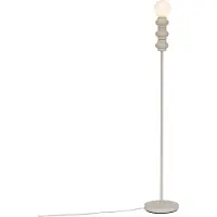 QAZQA Retro gulvlampe beige med matglas - Fedde