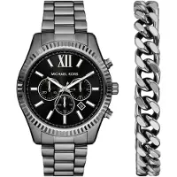 Michael Kors Analogt ur 'LEXINGTON' antracit / sort