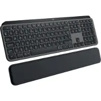 Logitech MX Keys S Wireless Keyboard + Palm Rest, Bluetooth, Illuminated, US LAYOUT, Graphite