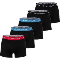 Tom Tailor Boksershorts blå / rød / sort / hvid
