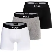 BOSS ONE pakke med tre par boxershorts i bomuld med stræk