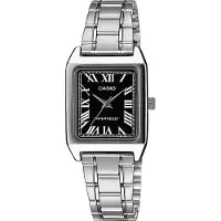 Casio Dameur LTP-V007D-1BUDF Classic Sort/Stål 22x30 mm