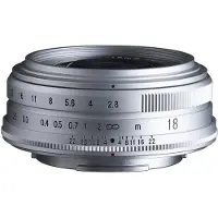 Voigtländer Obiektyw Obiektyw Color Skopar 18 mm f/2,8 do Fujifilm X - srebrny