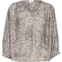 Kaffe Bluse 'KADebra' grå / sort