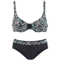 LASCANA Bikini sort / hvid
