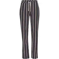 LASCANA Pyjamasbukser navy / cranberry / sort / hvid