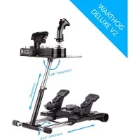 Wheel Stand Pro Deluxe V2 HOTAS WARTHOG - Til Hotas Warthog flysystem - KUN STATIV.