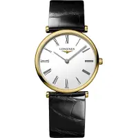 Longines Dameur L4.512.2.11.2 La Grande Classique De Hvid/Læder Ø29