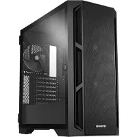 Chieftec Gamer Series APEX AIR - Tower - ATX - sidepanel med vindue (hærdet glas) - ingen strømforsyning (ATX) - sort - USB/Lyd