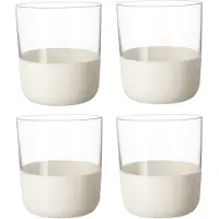Villeroy & Boch Manufacture Rock Old fashioned glas 25 cl 4-pak Clear