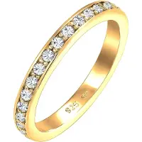 Elli Ring 'Kristall' guld / transparent