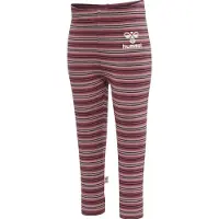 Hummel Leggings - HmlUnited Tights - Stribet - Woodrose - - 2 år (92) - Leggings