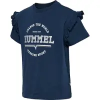 Hummel T-shirt - hmlViolet - Dress Blue - - 6 år (116) - T-Shirt