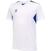 Hummel Spilletrøje Authentic - Hvid/Ægte blå Børn, størrelse 140 cm