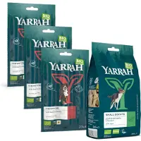 Yarrah Mixpakke: Prøv Øko godbidder - 750 g kiks + 6 x 33 g tyggepinde