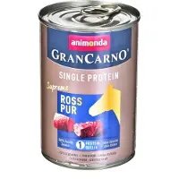 Animonda GranCarno Økonomipakke: 24 x 400 g Adult Single Protein Superfoods - Hest