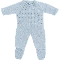 Miniland Knitted 38 Cm Langærmet Natskjorte
