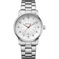 Wenger Herreur 01.1641.114 Hvid/Stål Ø42 mm