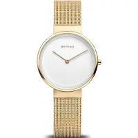 Bering Dameur 14531-334 Classic Hvid/Gul guldtonet stål Ø31 mm