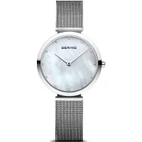Bering Dameur 18132-004 Classic Hvid/Stål Ø32 mm