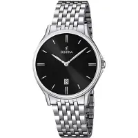 Festina Herreur F16744-4 Sort/Stål Ø39 mm