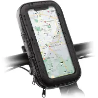 SBS regntæt mobilholder til cykler, løbehjul eller barnevogn - Sort