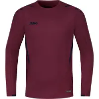 Jako Sportsweatshirt vinrød / sort