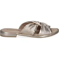 Caprice Mule, metallic, made of Leather with Block heel, Size 40