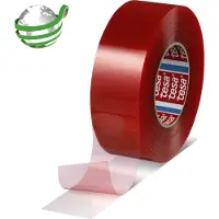 TESA 4965 Original Next Gen 205 µm Double-adhesive Transparent PET Foil Tape