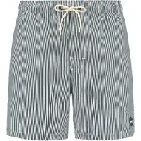 Shiwi Badeshorts 'Mike' mørkegrøn / hvid