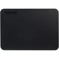 Toshiba Canvio Basics - Harddisk - 2 TB - ekstern (bærbar) - 2.5 - USB 3.2 Gen 1 / USB 2.0 - mat sort