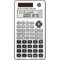 HP 10s+, Lomme, Videnskabelig, 12 cifre, 2 Linier, Batteri/Solar, Hvid