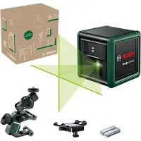 Bosch linjelaser - Quigo Green (levereras med 2 batterier, MM2 universaltång och 1 fixeringsanpassning)